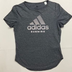 Gray Adidas Running Tee